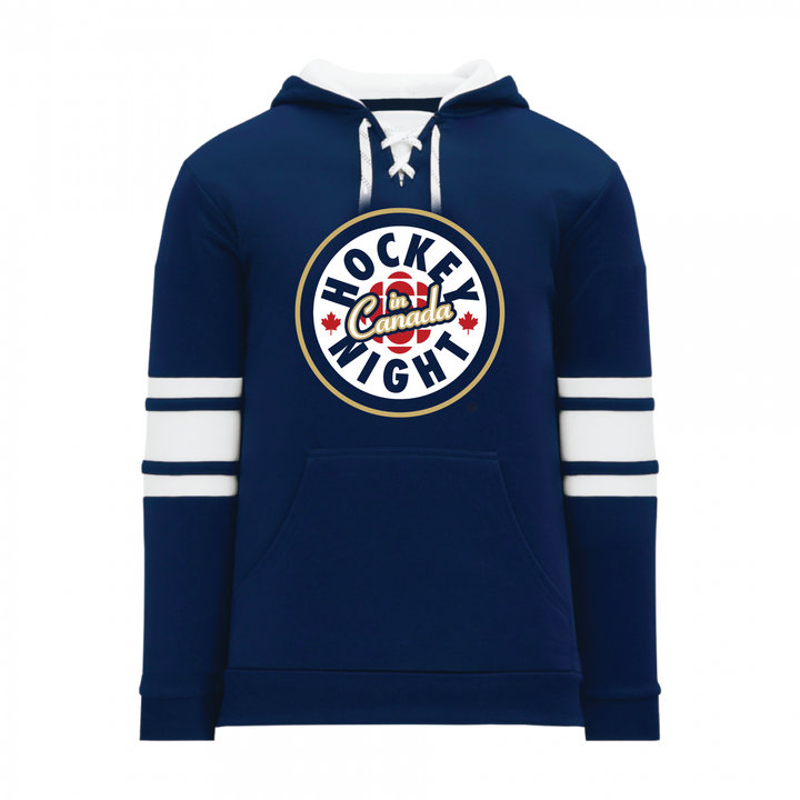 Hockey Night in Canada - 'Modern HNIC' -  Hockey Hoody - White/Blue