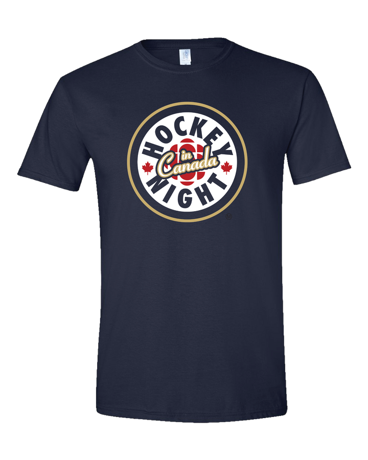 Hockey Night in Canada - 'Modern HNIC' -  Kids' 9.0 oz. Tee Shirt - Navy