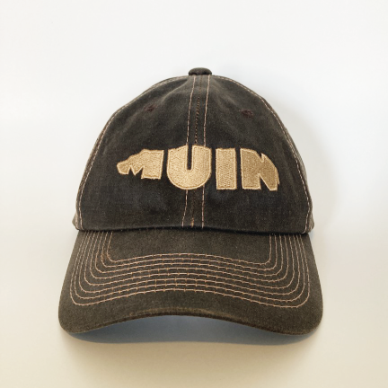 'Moderate Livelihood Cap' - Weathered & Waterproof w/Brown Lettering & Brown Stitching